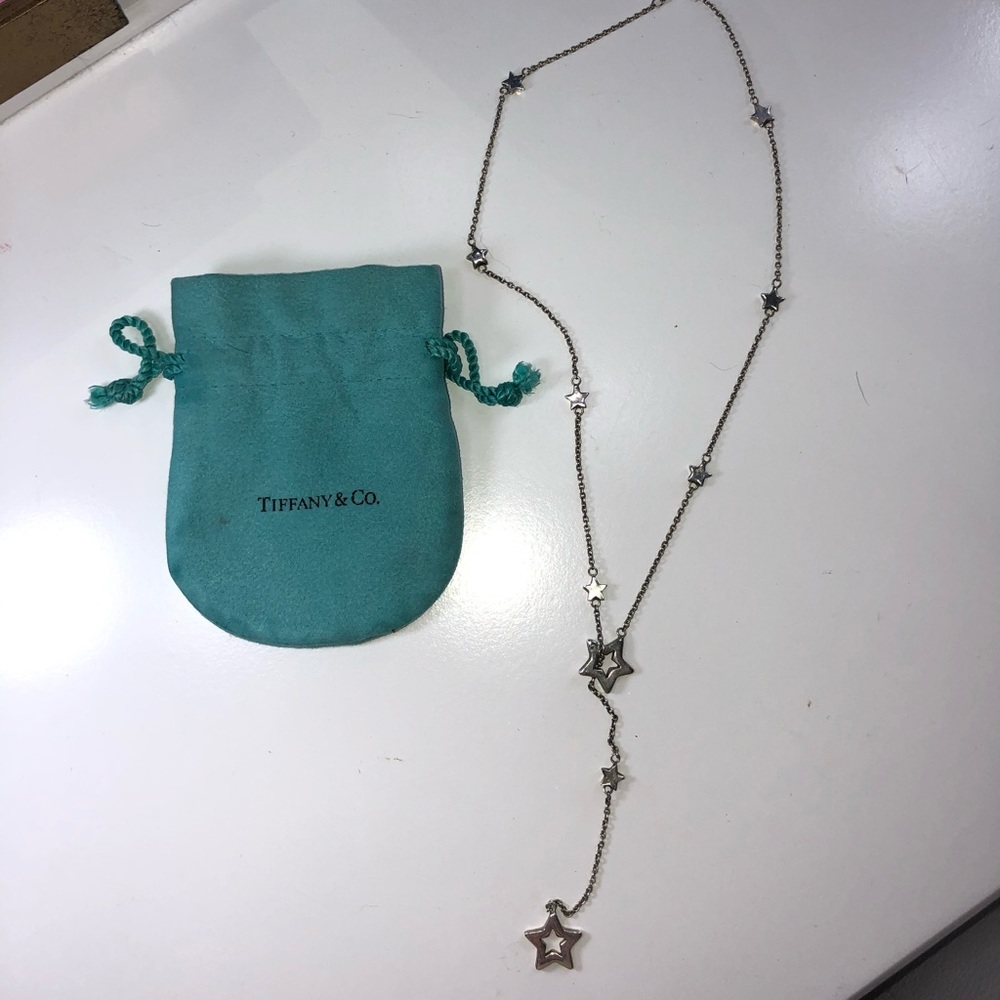 Authentic Tiffany & Co Lariat Star Necklace ✨